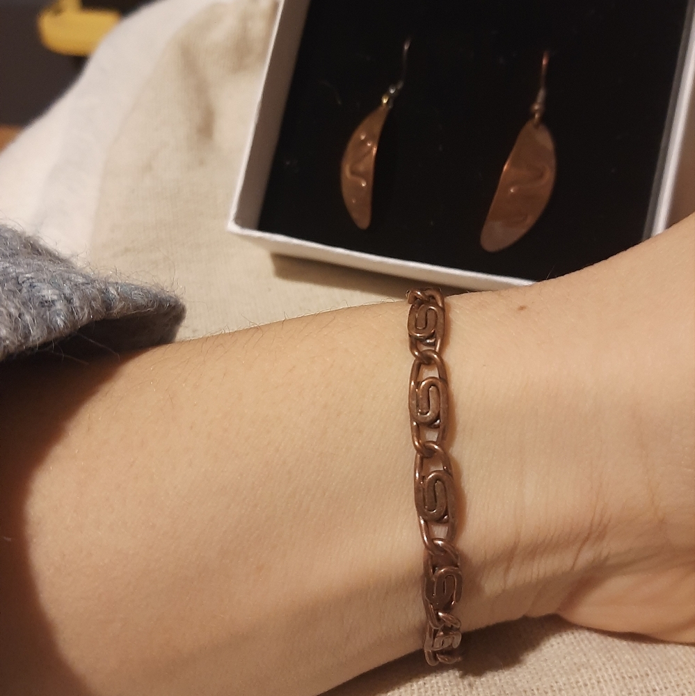 Vintage Copper Jewlery Set